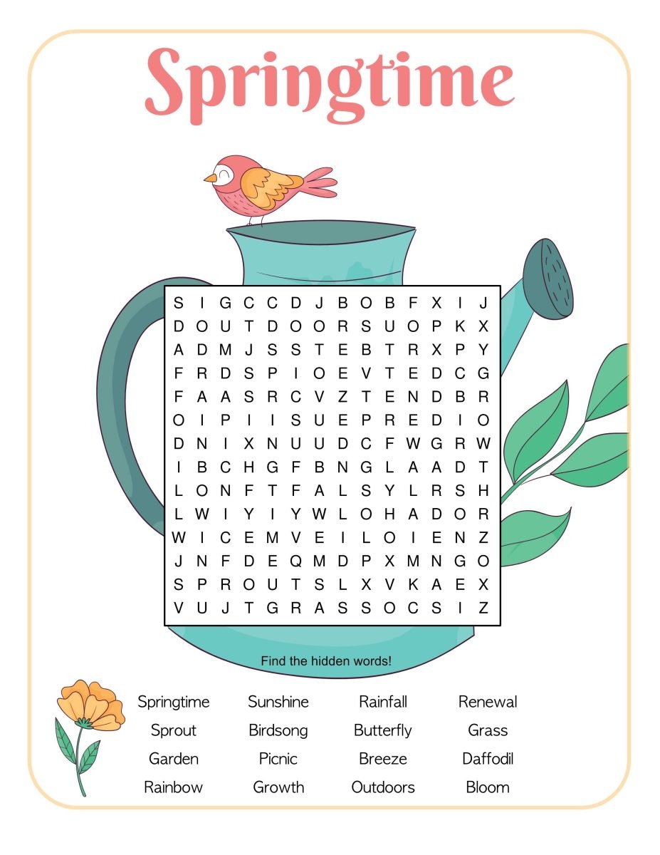 Free Spring Word Search Puzzles Printable PDFS Artsy Pretty Colors