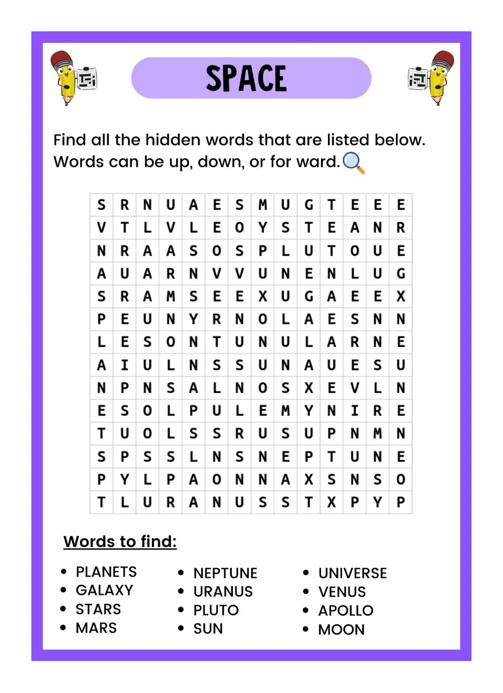 100 Word Printable Word Searches For Fun