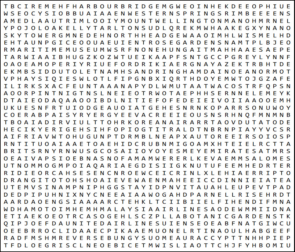 Extremely Hard Printable Word Search