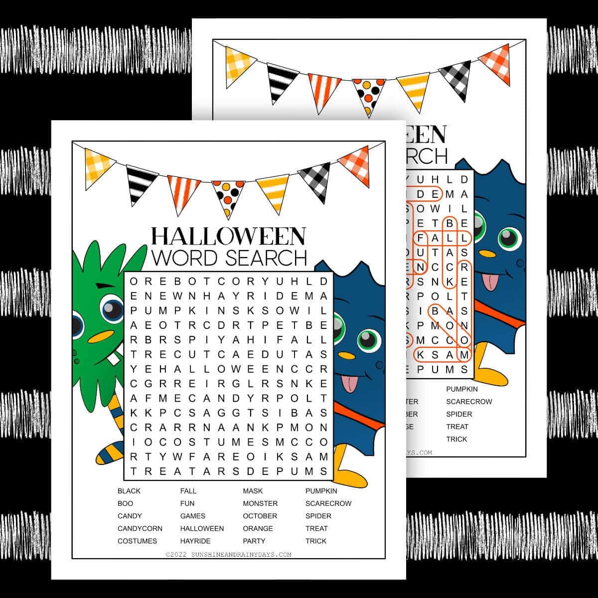 Printable Halloween Word Search Printable Halloween Word Search