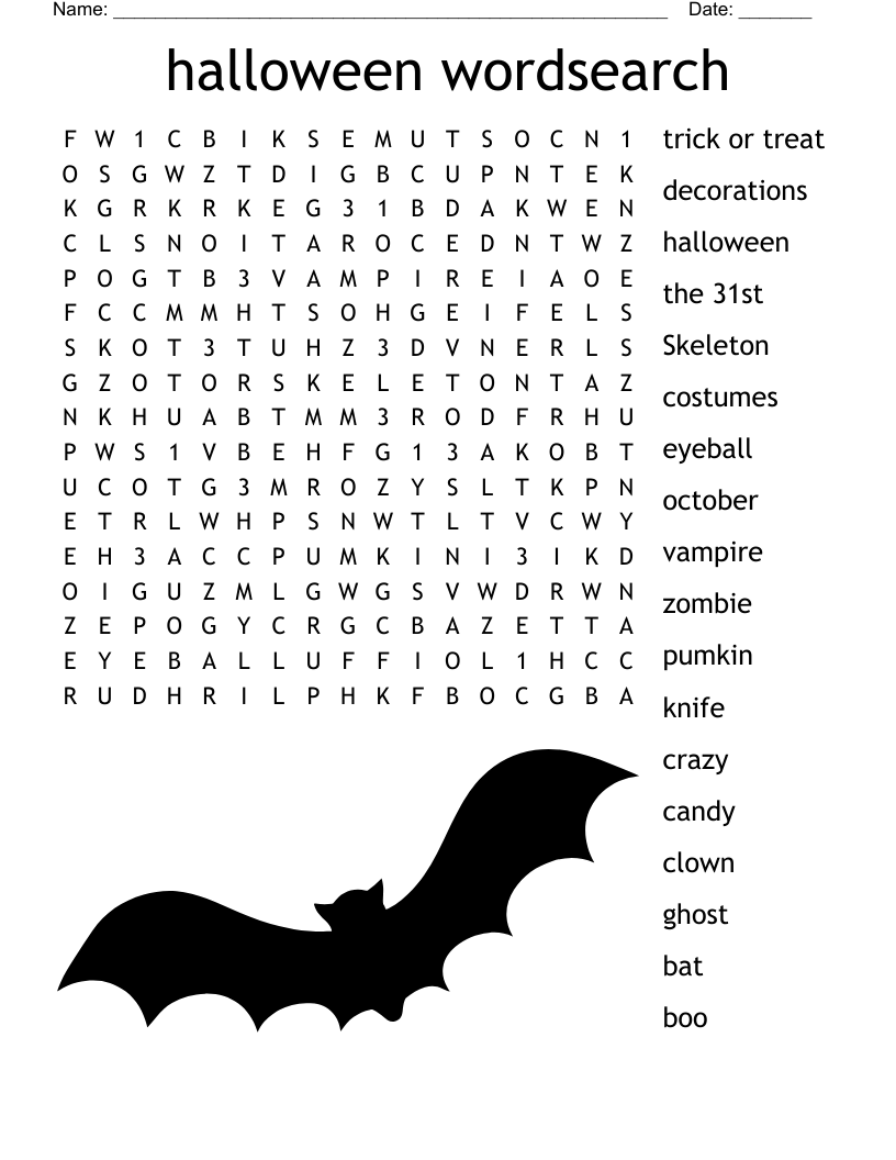 halloween word search wordmint