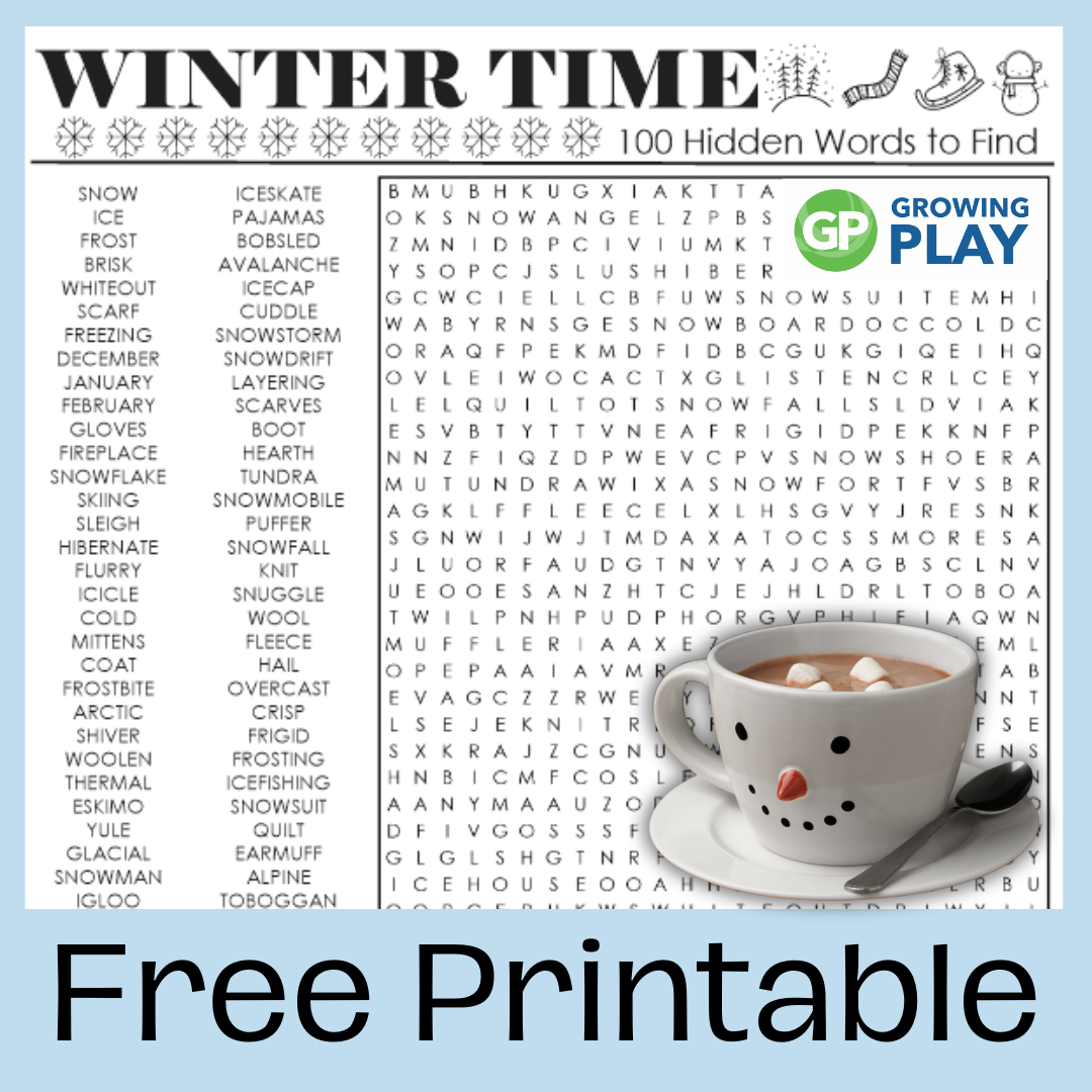 Hard Word Search Printable Free