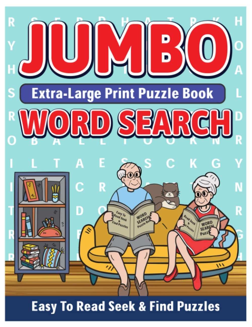 Jumbo Extra Large Print Word Search Puzzle Book Easy To Read Seek Find Puzzles Books Pats Puzzle 9781983042379 Amazon Books