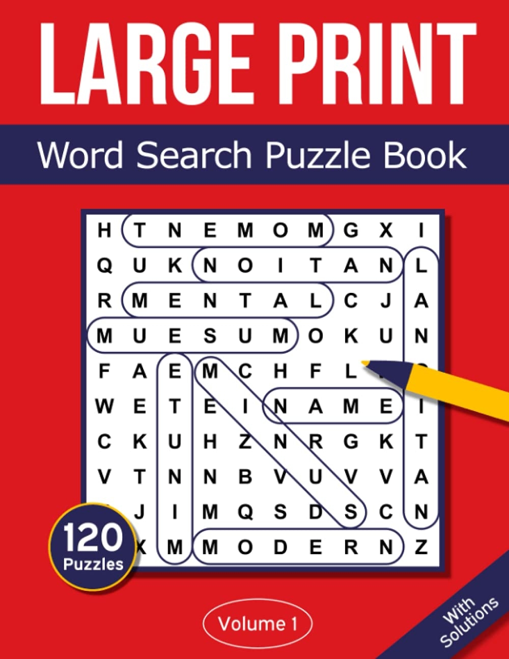 Large Print Word Search Puzzle Book Word Find Book With 120 Big Print Word Puzzles For Seniors Elderly And Adults Volume 1 By Rosenbladt Goodreads