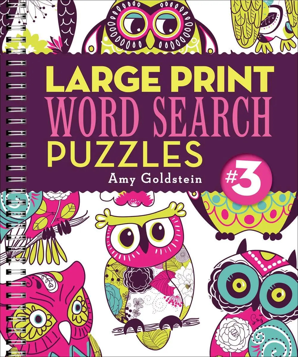 Large Print Word Search Puzzles 3 By Amy Goldstein Hachette Book Group
