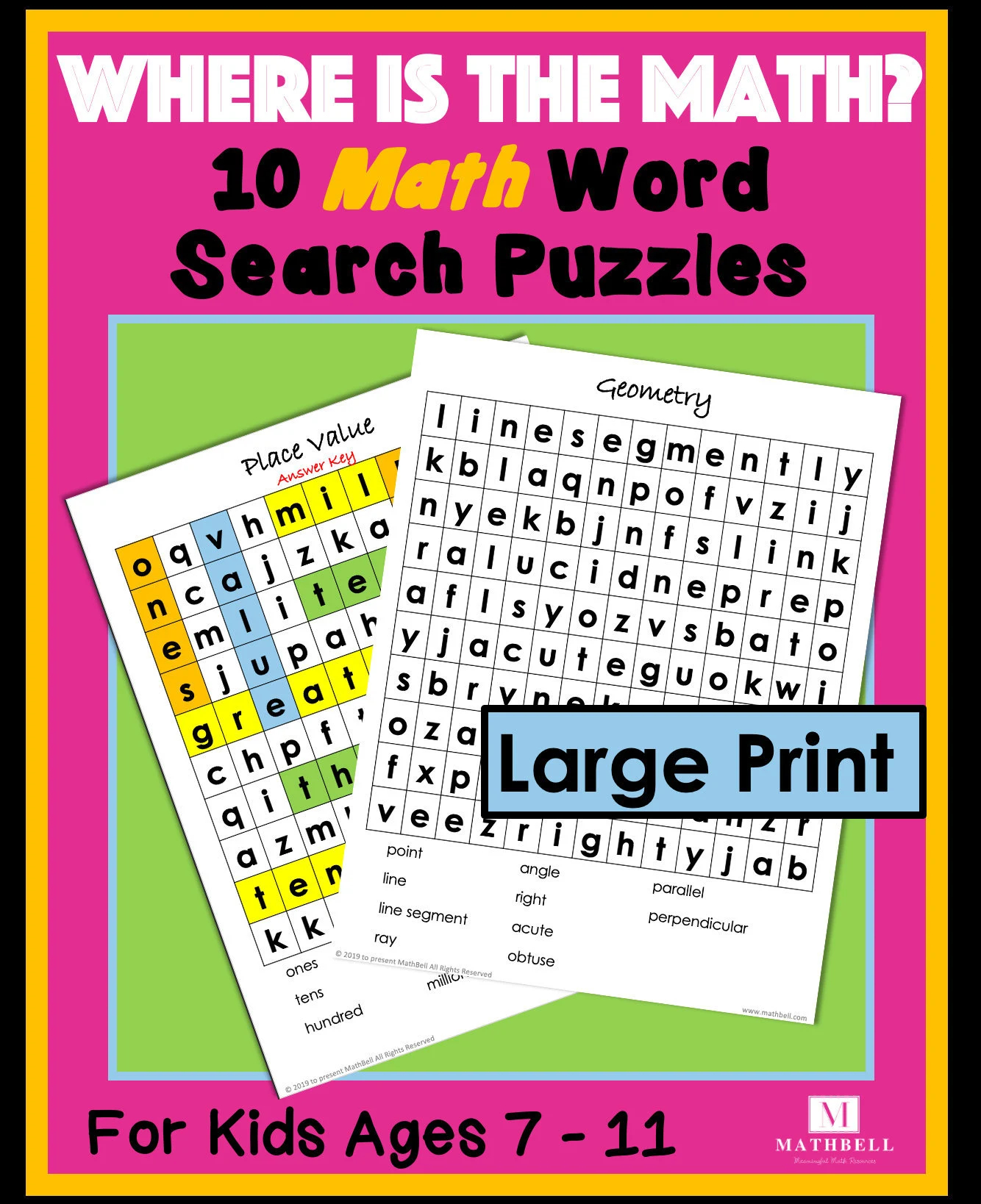 Free Word Searches For Kids Math