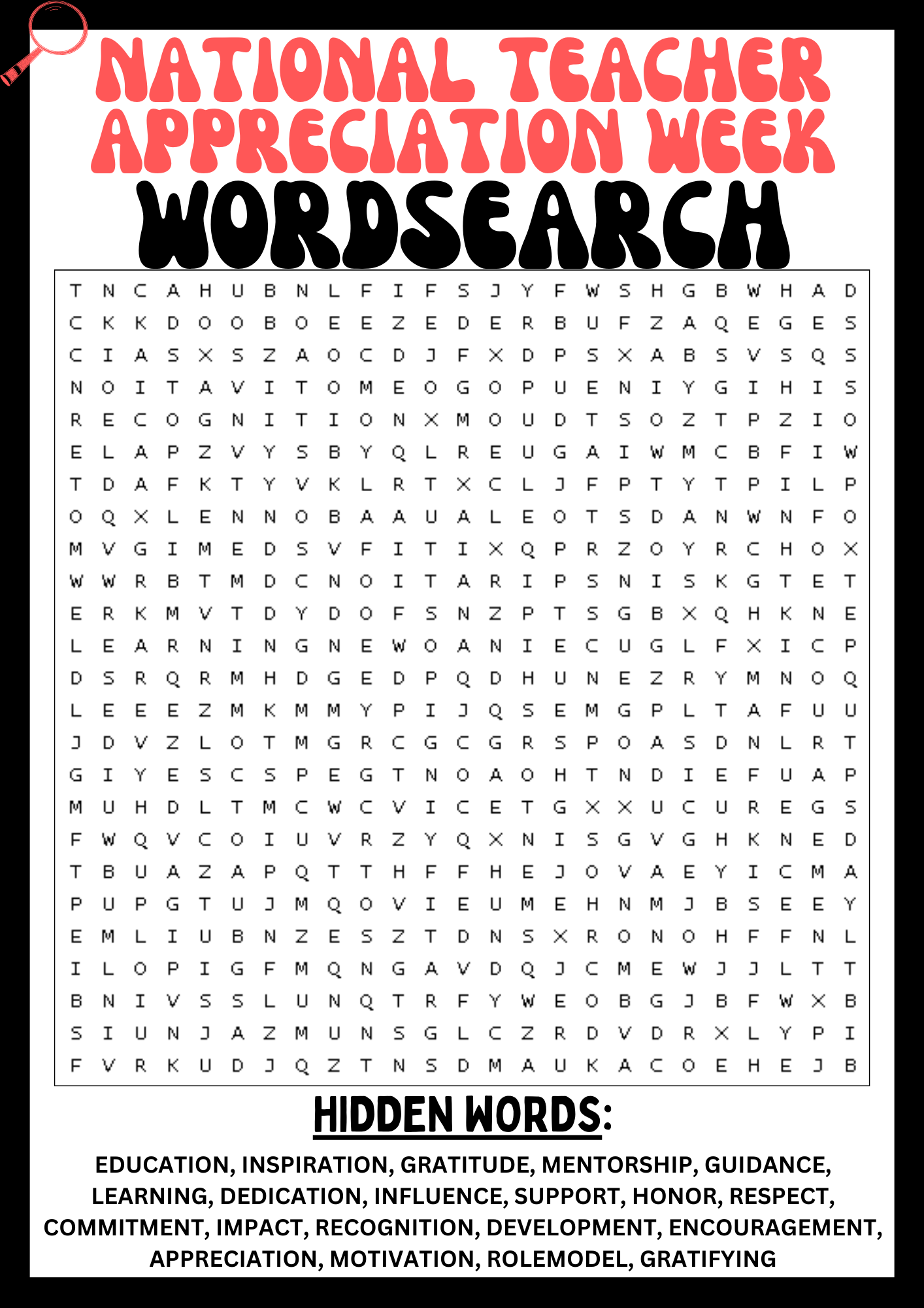 May Day Word Search Printable