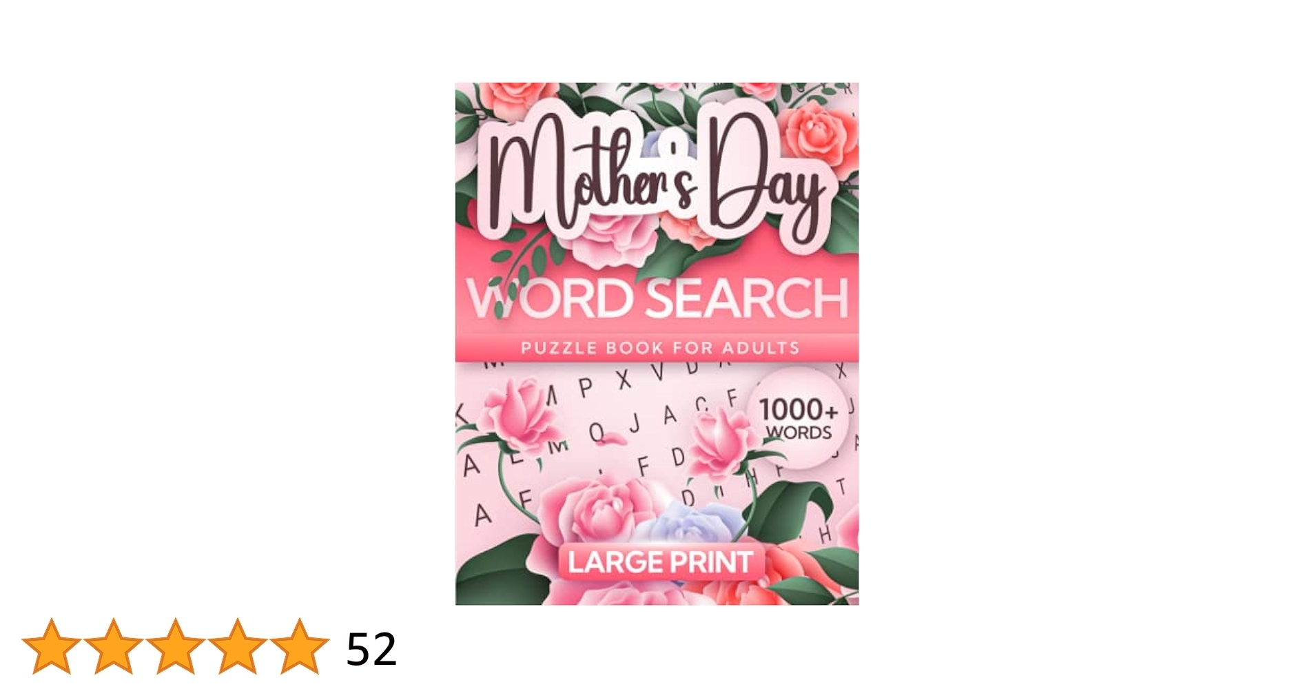 Mother s Day Word Search Large Print Puzzle Book For Adults 1000 Inspirational Positive Big Letter Words To Keep The Brain Active Relaxed Mothers Day Gifts PUBLISHING WAYOFLIFE 9798389782686 Amazon Books