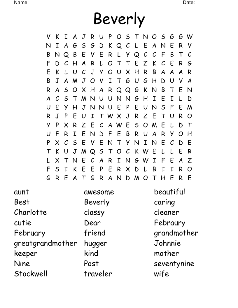 Mother s Day Word Search WordMint
