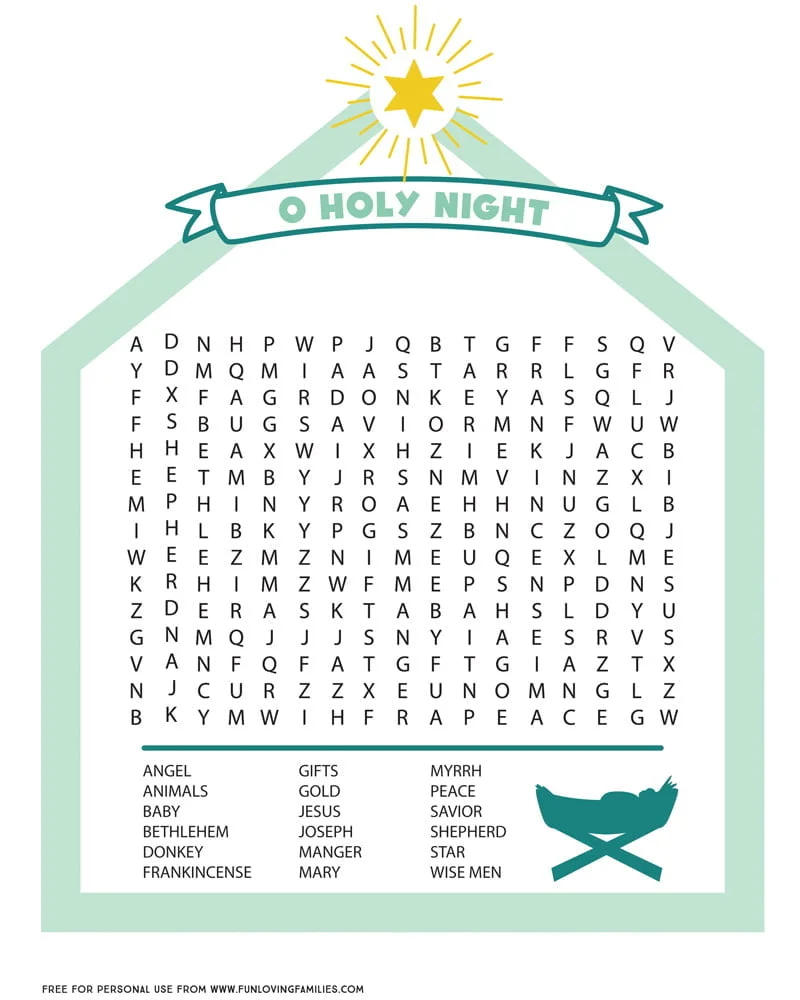 Free Christmas Word Search Printables Free Christmas Word Search Printables