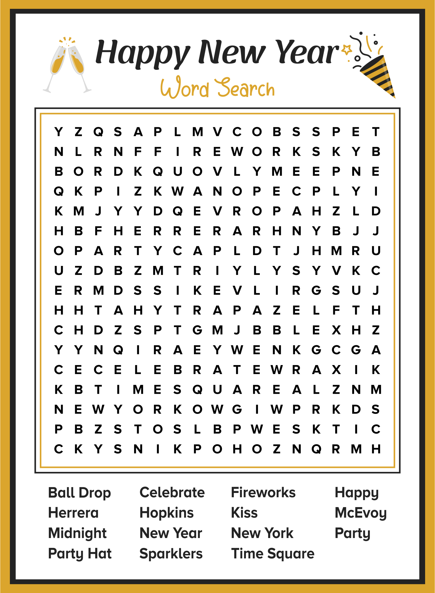 New Year s Word Search Games 10 Free PDF Printables Printablee