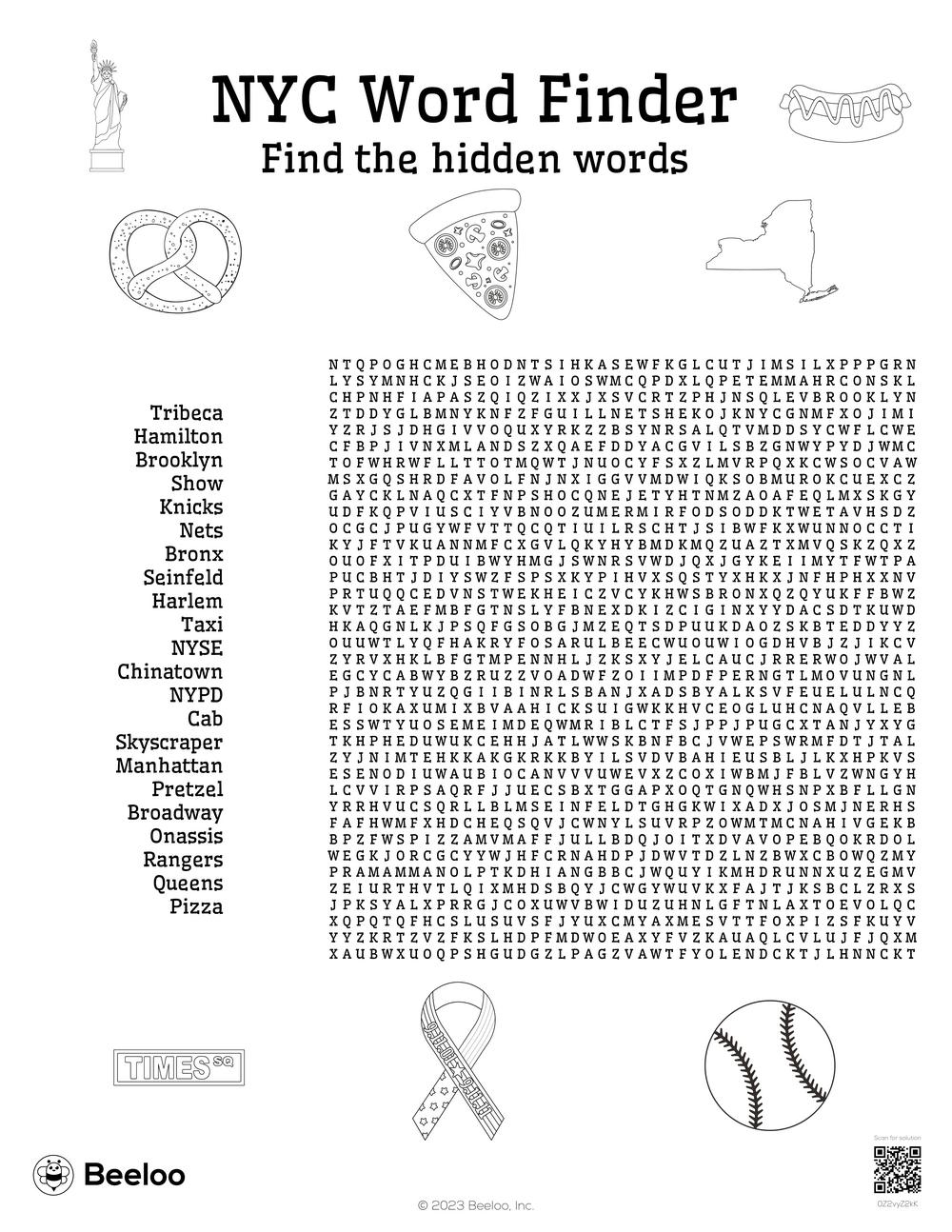 Free Advanced Word Search Printables