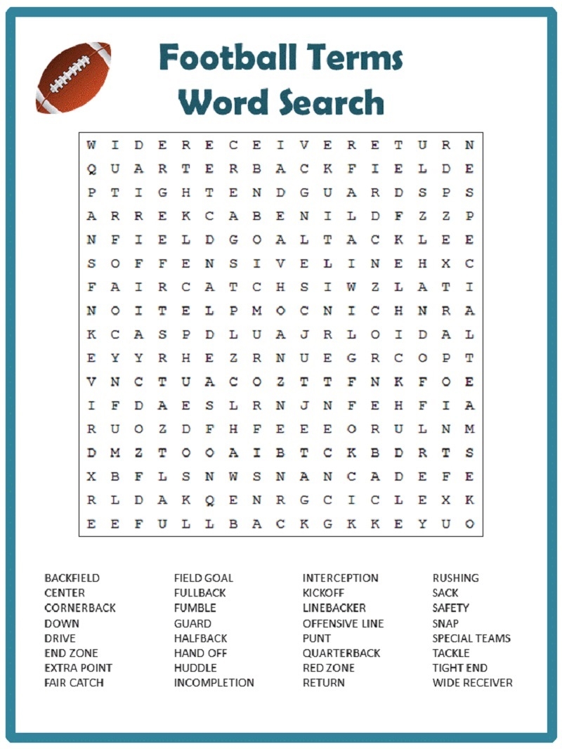 NFL Teams Infinitive Word