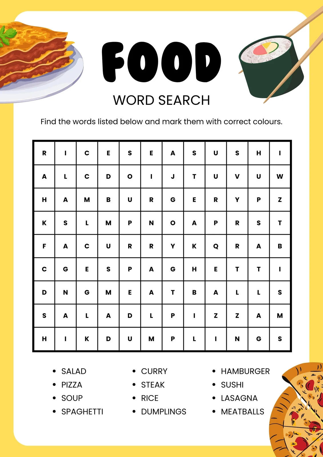Page 3 Free To Customize And Print Food Worksheet Templates Canva Page 3 Free To Customize And Print Food Worksheet Templates Canva