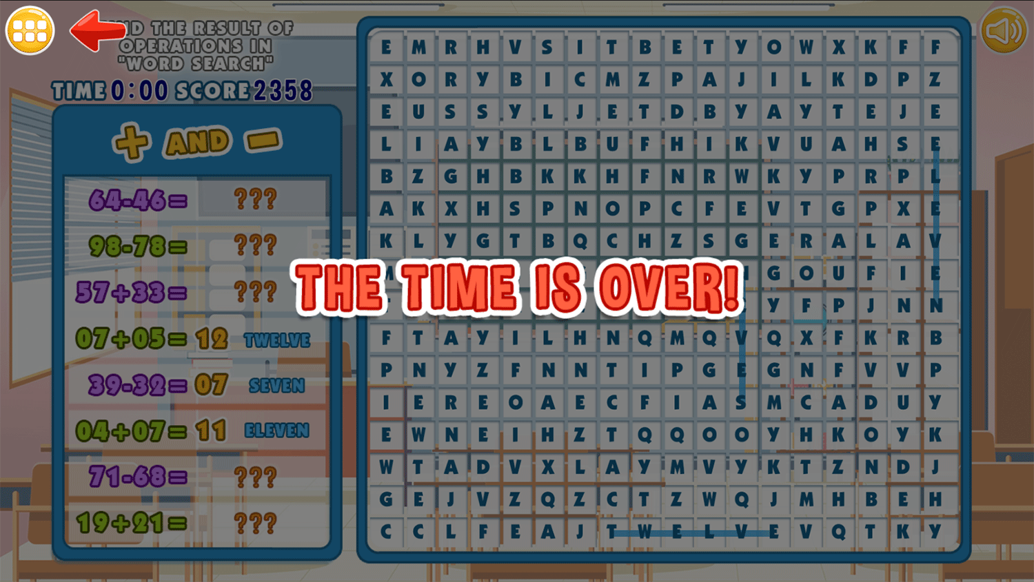  Play Math Word Search Game Free Online Math Solving Word Seeking Game For Students
