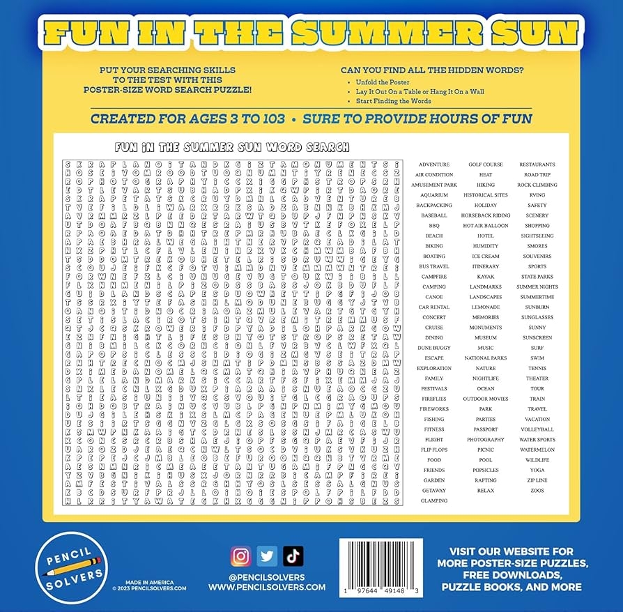 Word Search Printable 100 Words