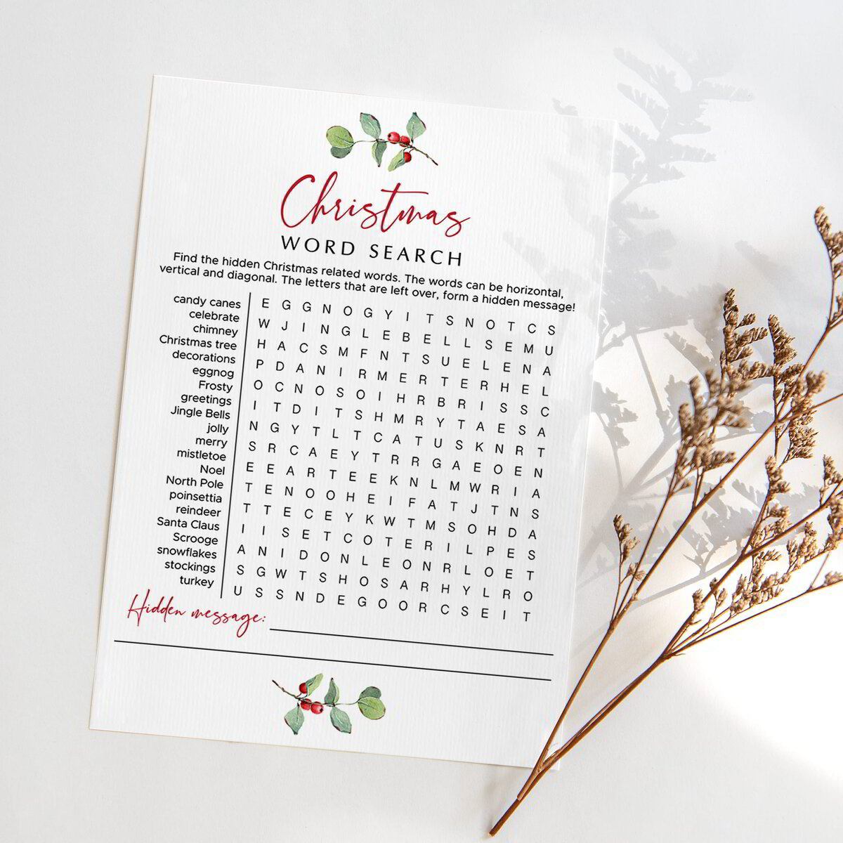 Printable Christmas Word Search Classroom Holiday Party Ideas Printable Christmas Word Search Classroom Holiday Party Ideas
