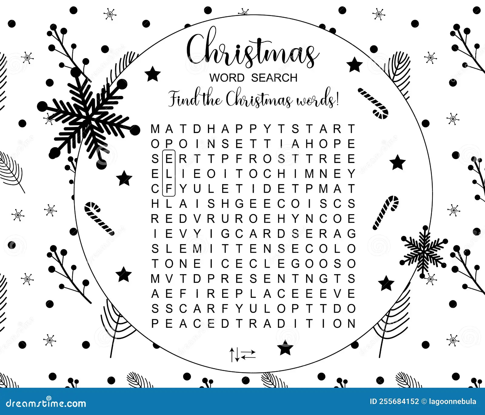 Christmas Word Search Printable