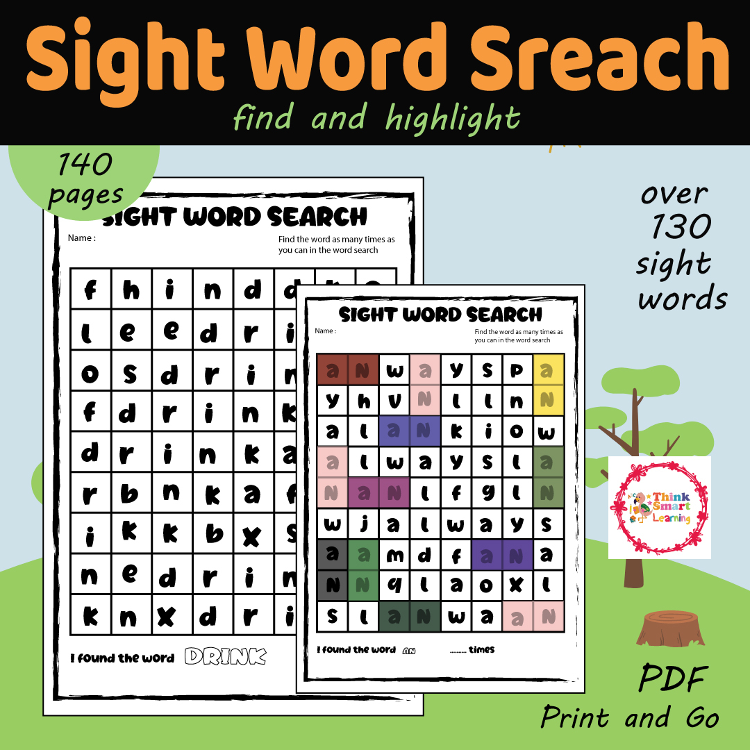 Printable Kindergarten Sight Words Search Worksheets High Frequency Words Made By Teachers Printable Kindergarten Sight Words Search Worksheets High Frequency Words Made By Teachers
