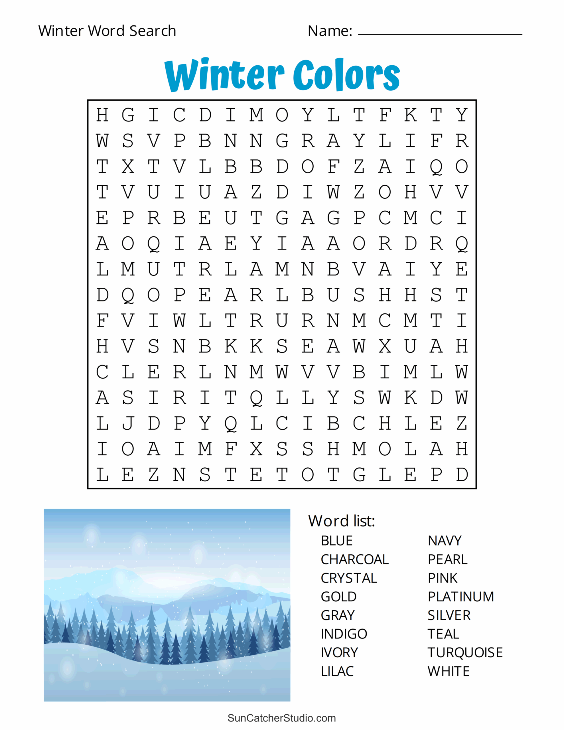 Printable Winter Word Search Puzzles Word Find Free Printables Monograms Design Tools Patterns U0026 DIY Projects