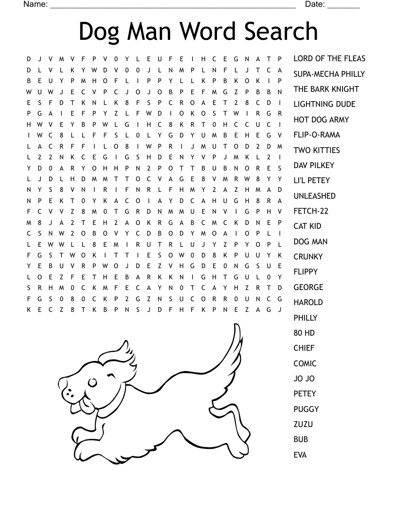 Puppy Dog Pals Word Search WordMint