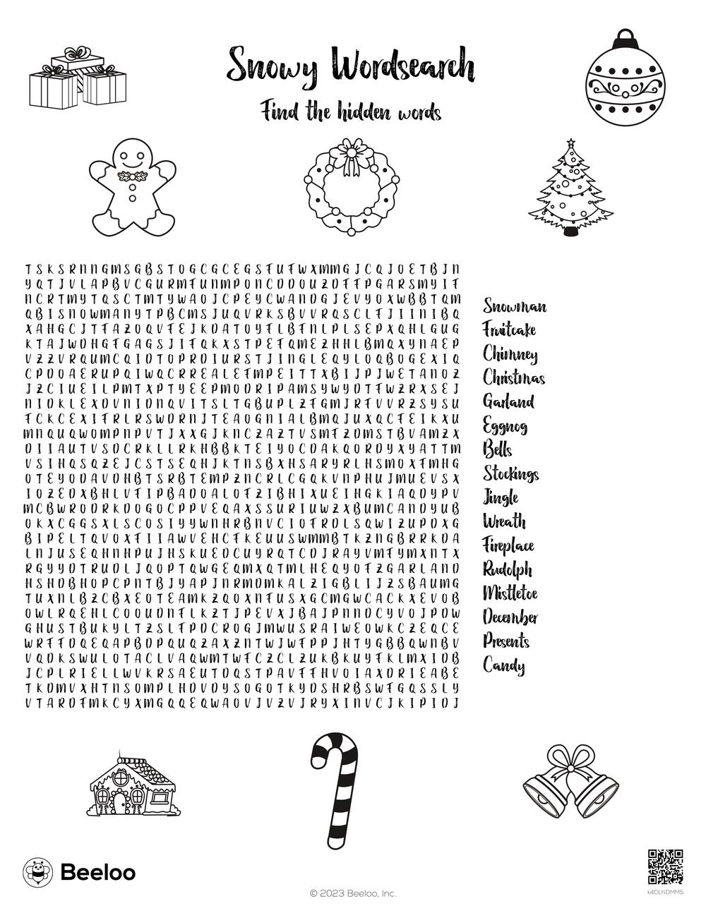 Printable Word Searches Difficult
