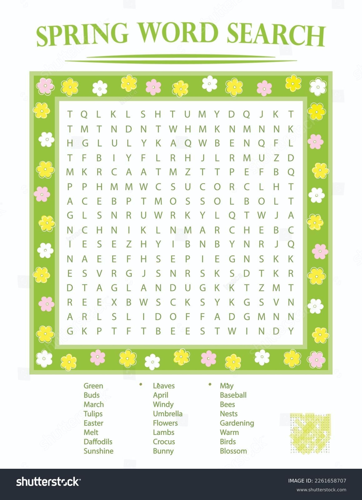 Spring Word Search Over 296 Royalty Free Licensable Stock Illustrations Drawings Shutterstock