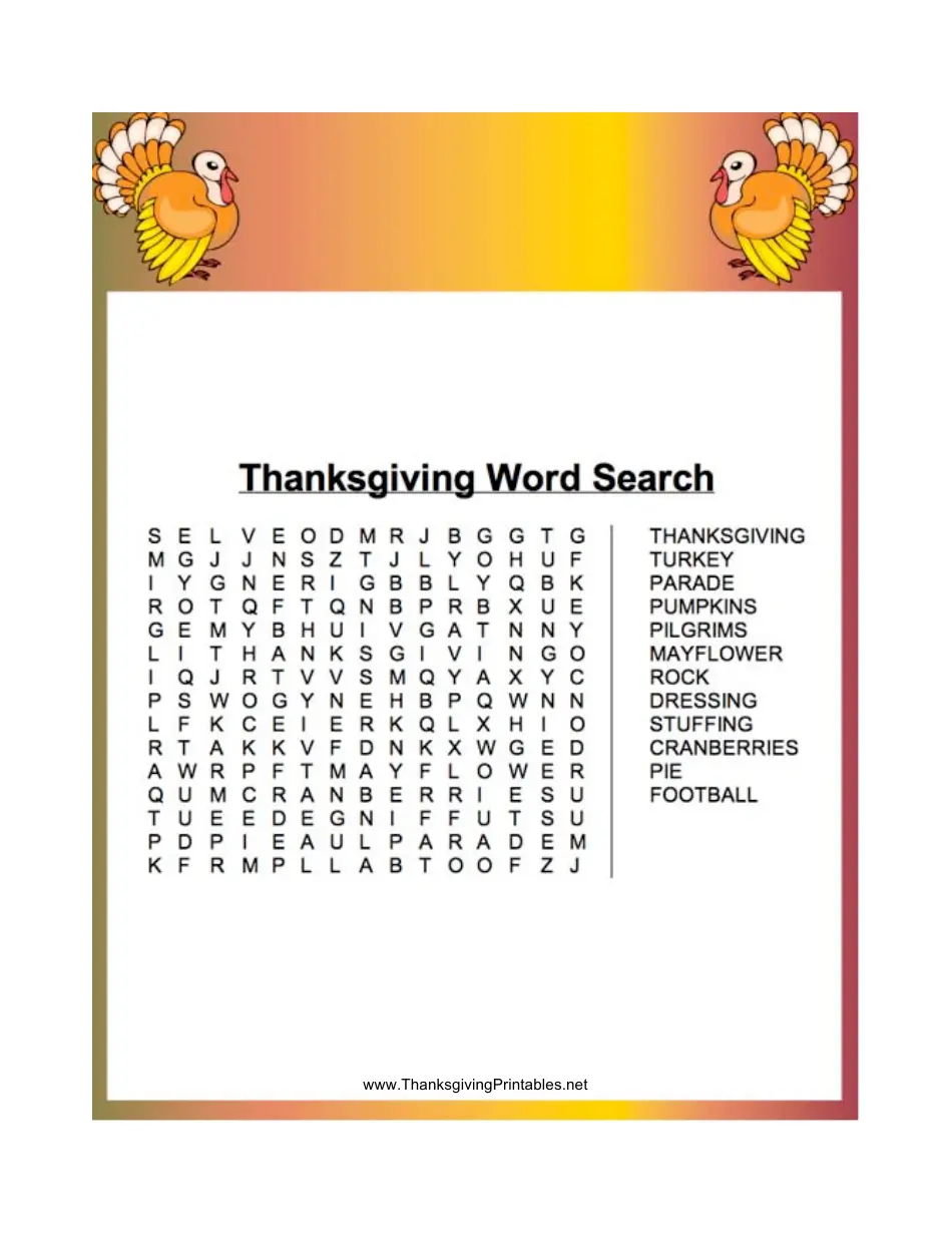 Big Word Search Puzzles Printable