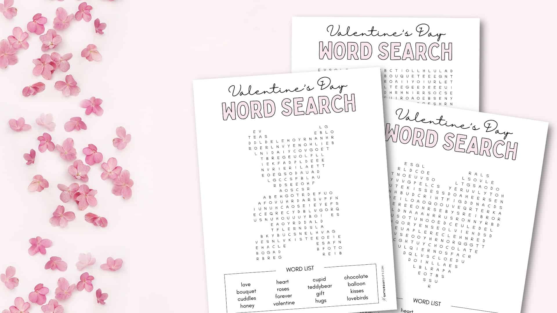 Valentine s Day Word Search Cute U0026 Free Printables SaturdayGift