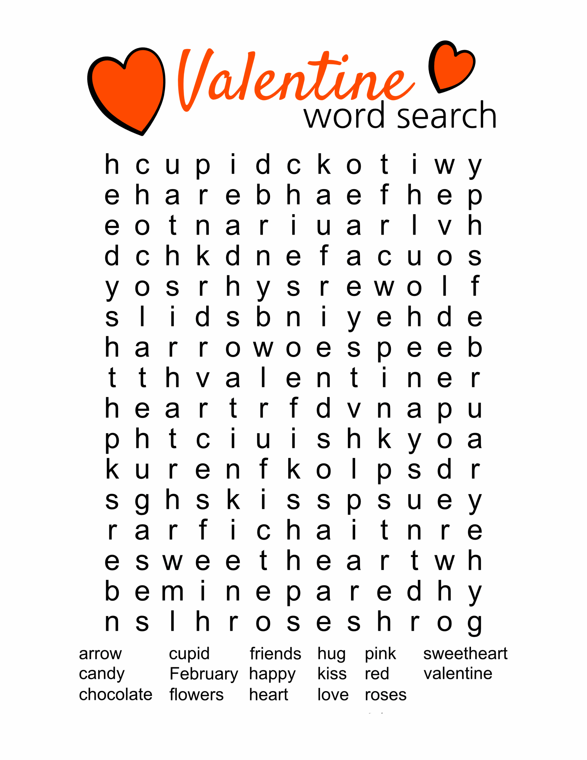 valentine word search and puzzles printable coloring pages free valentine word search and puzzles printable coloring pages free