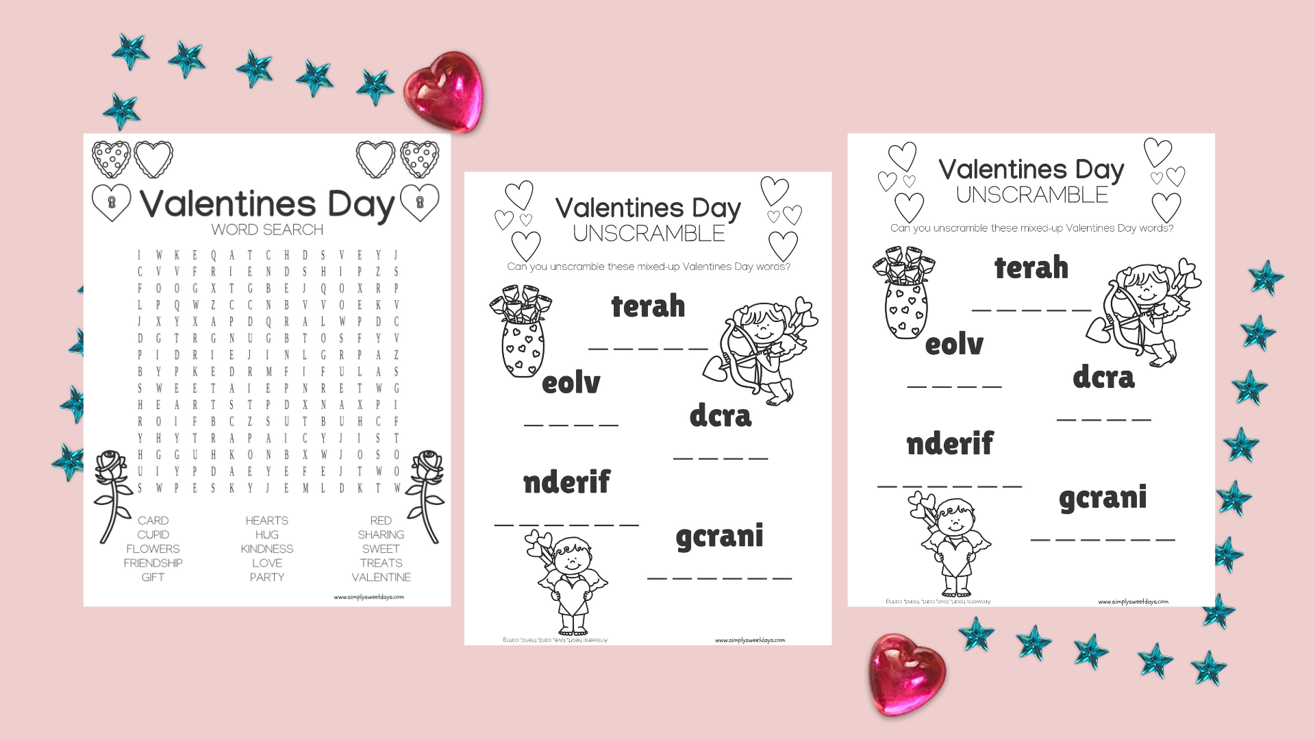 Simple Printable Word Search