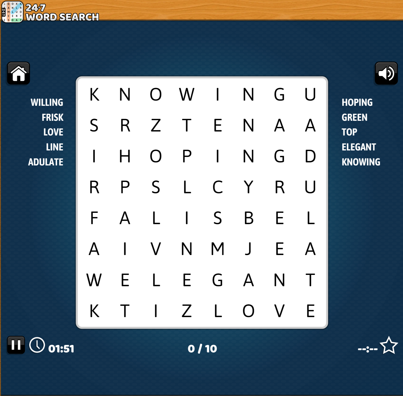 Printable Word Searches Free Online