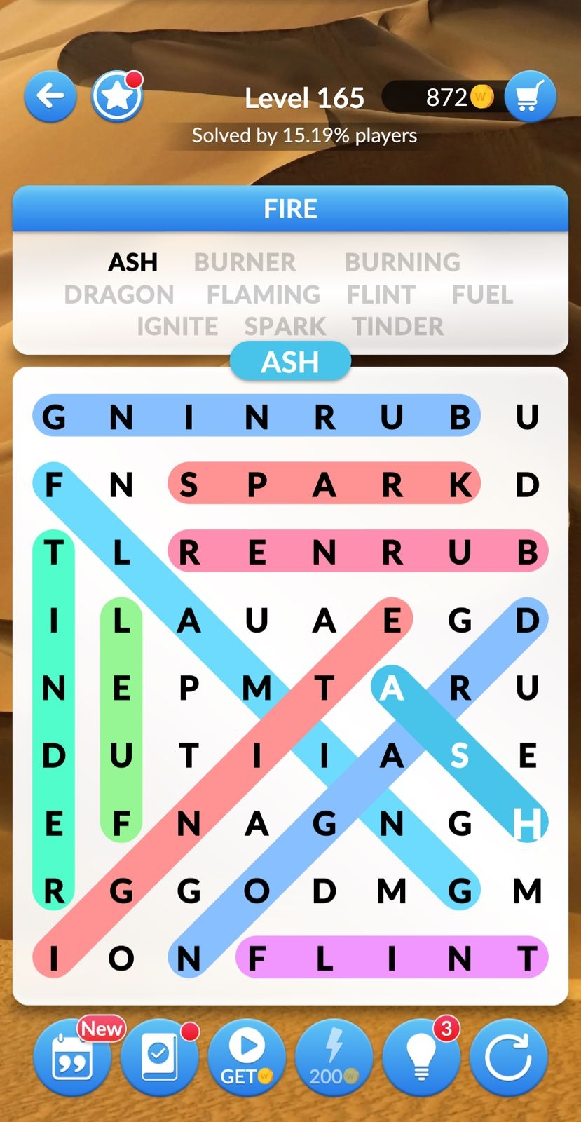 Word Search Explorer Level 165 Fire Answers