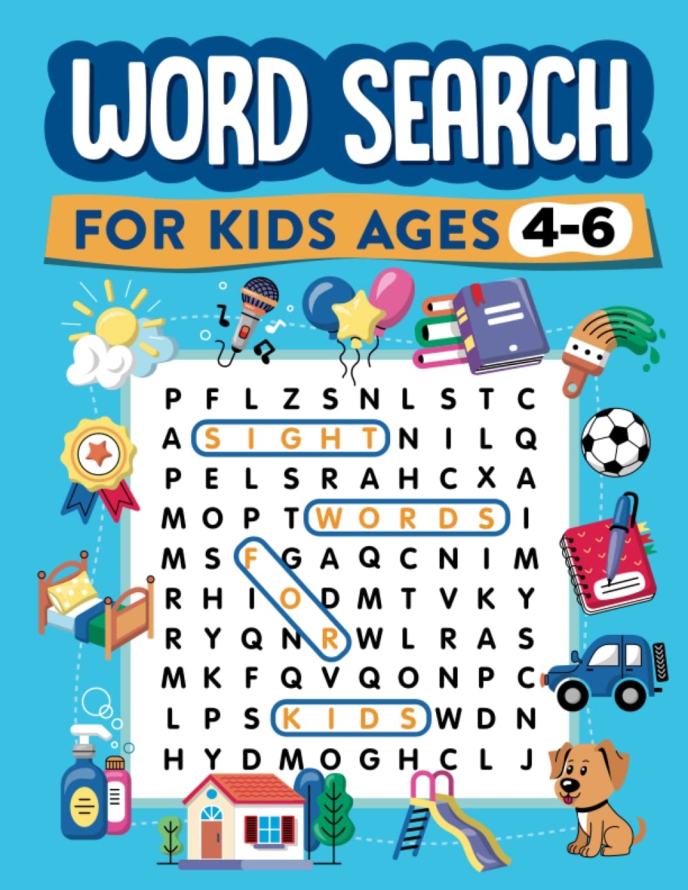 Word Search For Kids Ages 4 6 Sight Words For Kids Fox Liberty Books Word Adventure 9798830676120 Amazon Books