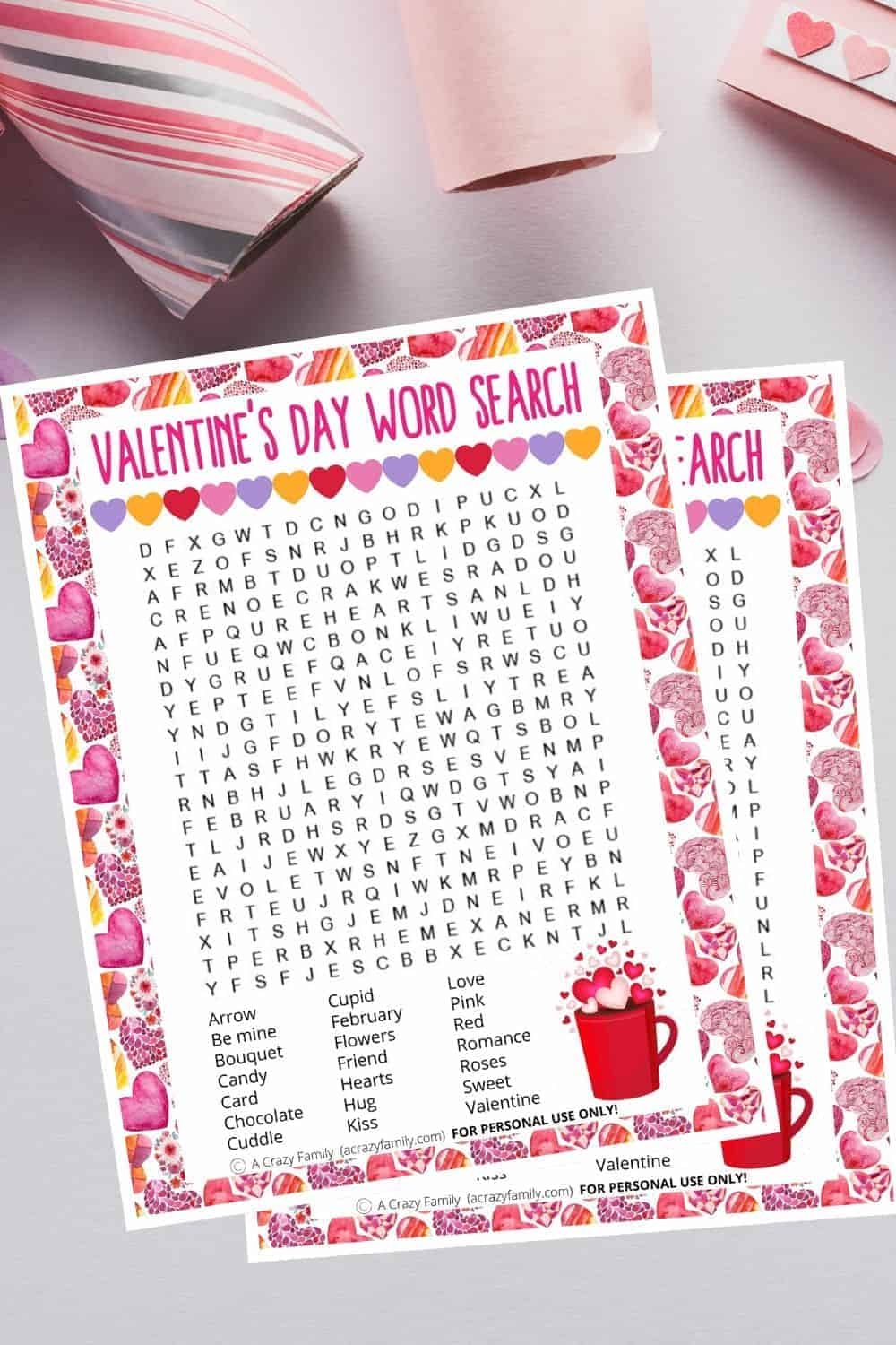 Crazy Word Search Printable
