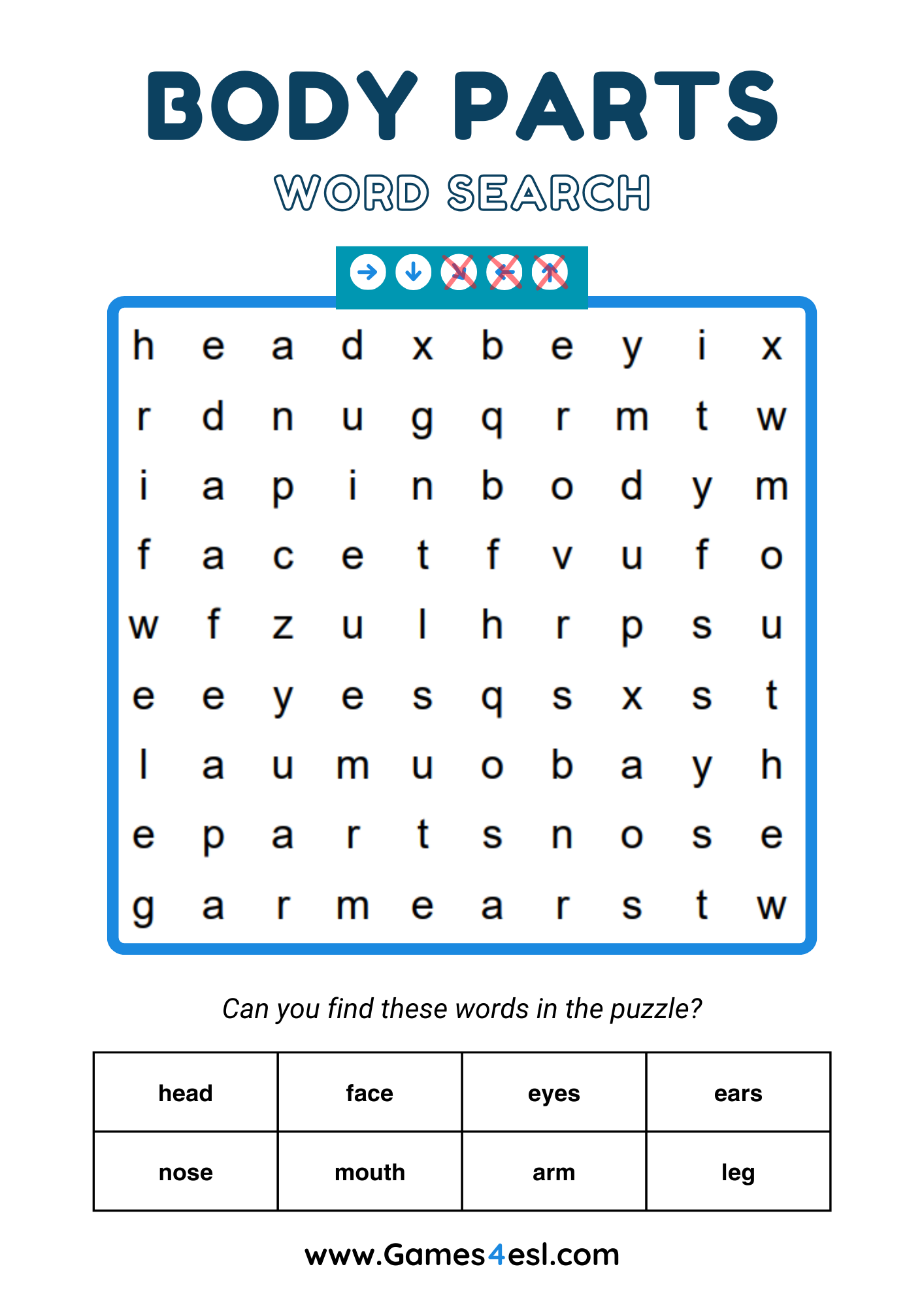 Word Search For Kindergarten Printable Word Search For Kindergarten Printable