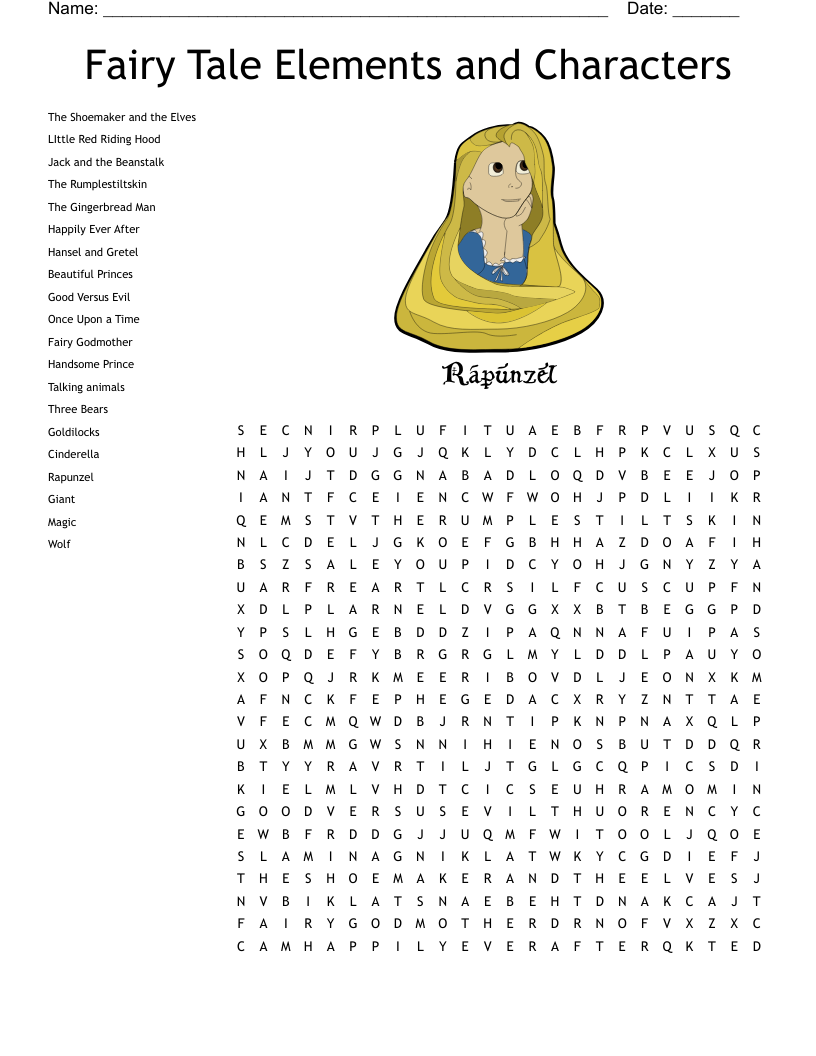 Word Search 5 Year Old